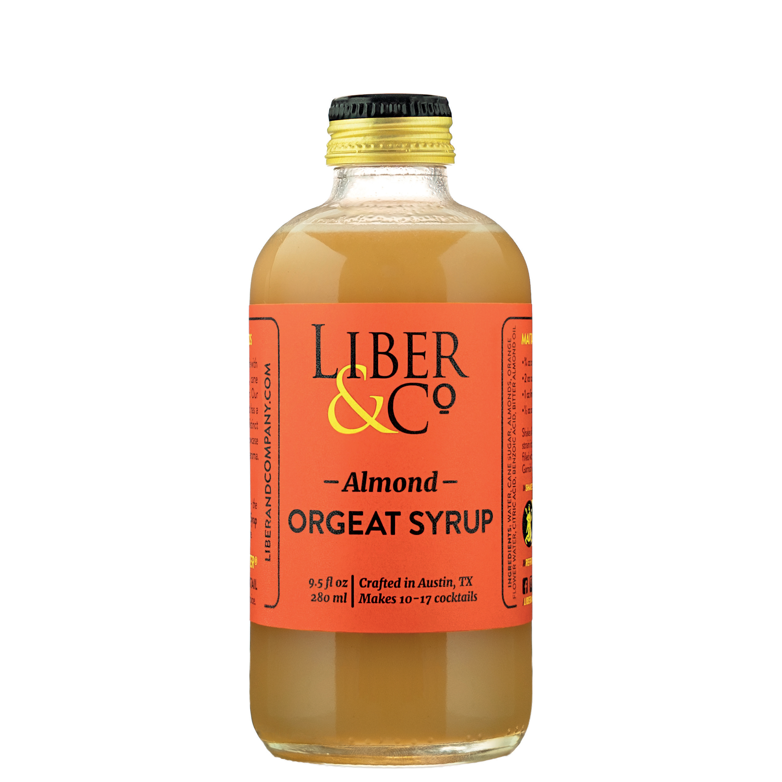 Liber & Co Almond Orgeat Syrup 280ml